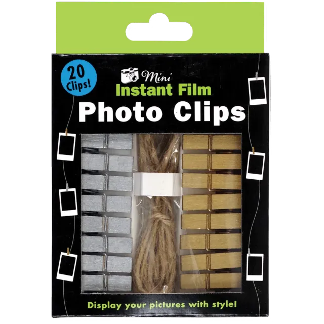 Peter Pauper Press Gold Silver Photo Clips miniklyper 20 stk hyssing