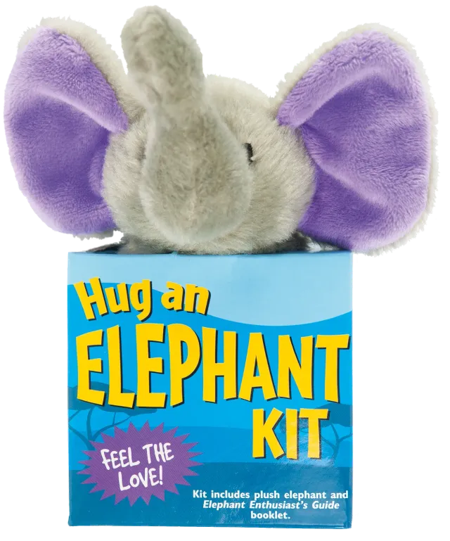 Peter Pauper Press Hug an Elephant Kit plysjsett gaveeske