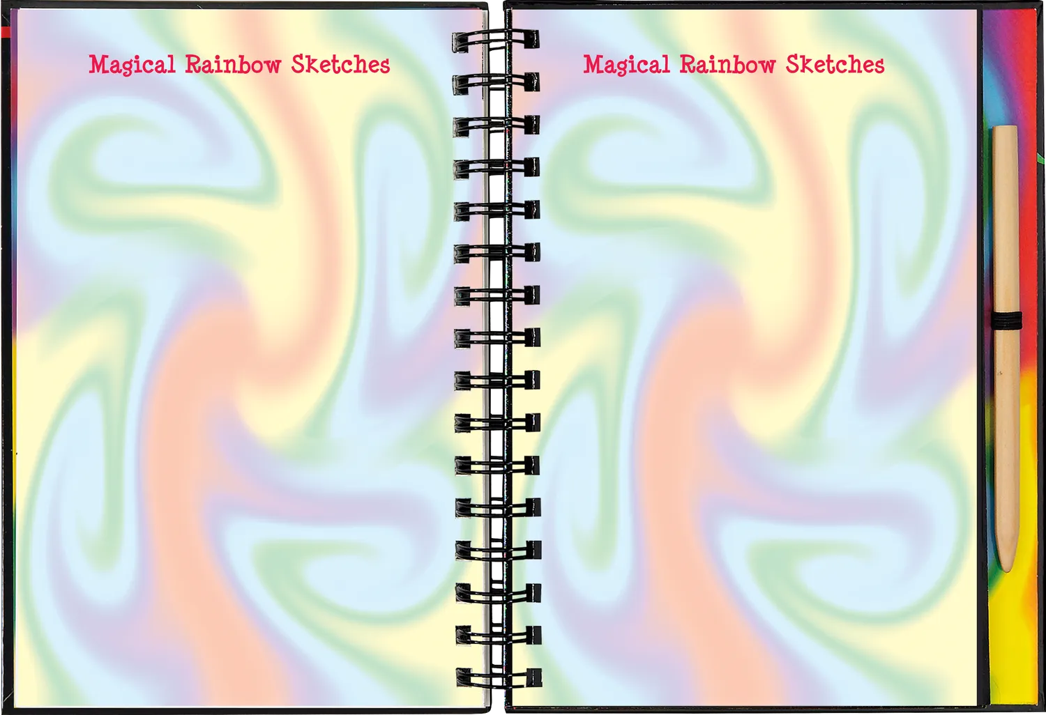 Scratch and Sketch Rainbow Magic skrapebok for barn 5 år+