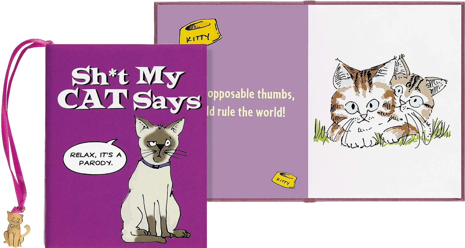Peter Pauper Press Sh*t My Cat Says minibok katt humor