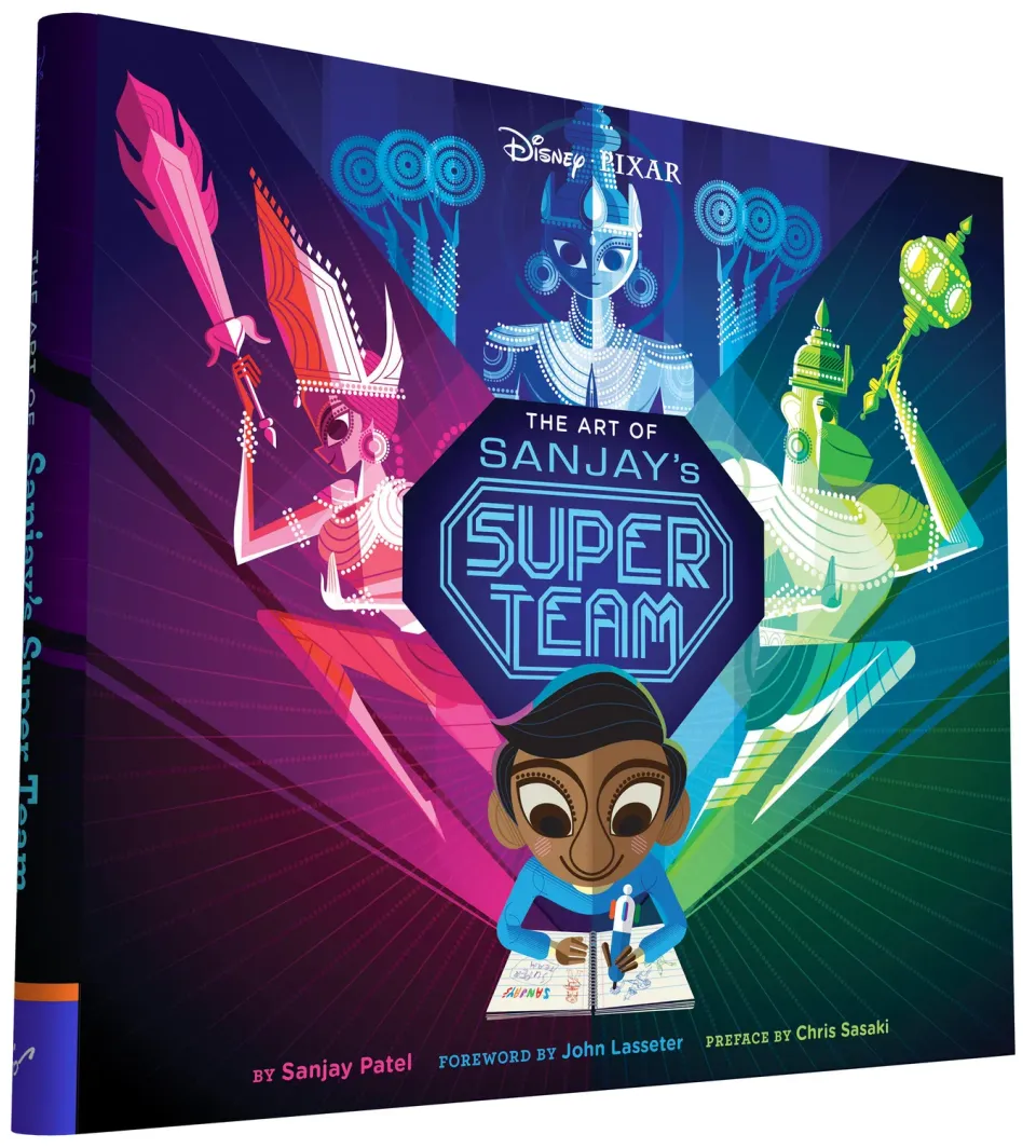 Disney Pixar Art of Sanjay's Super Team artbook innbundet