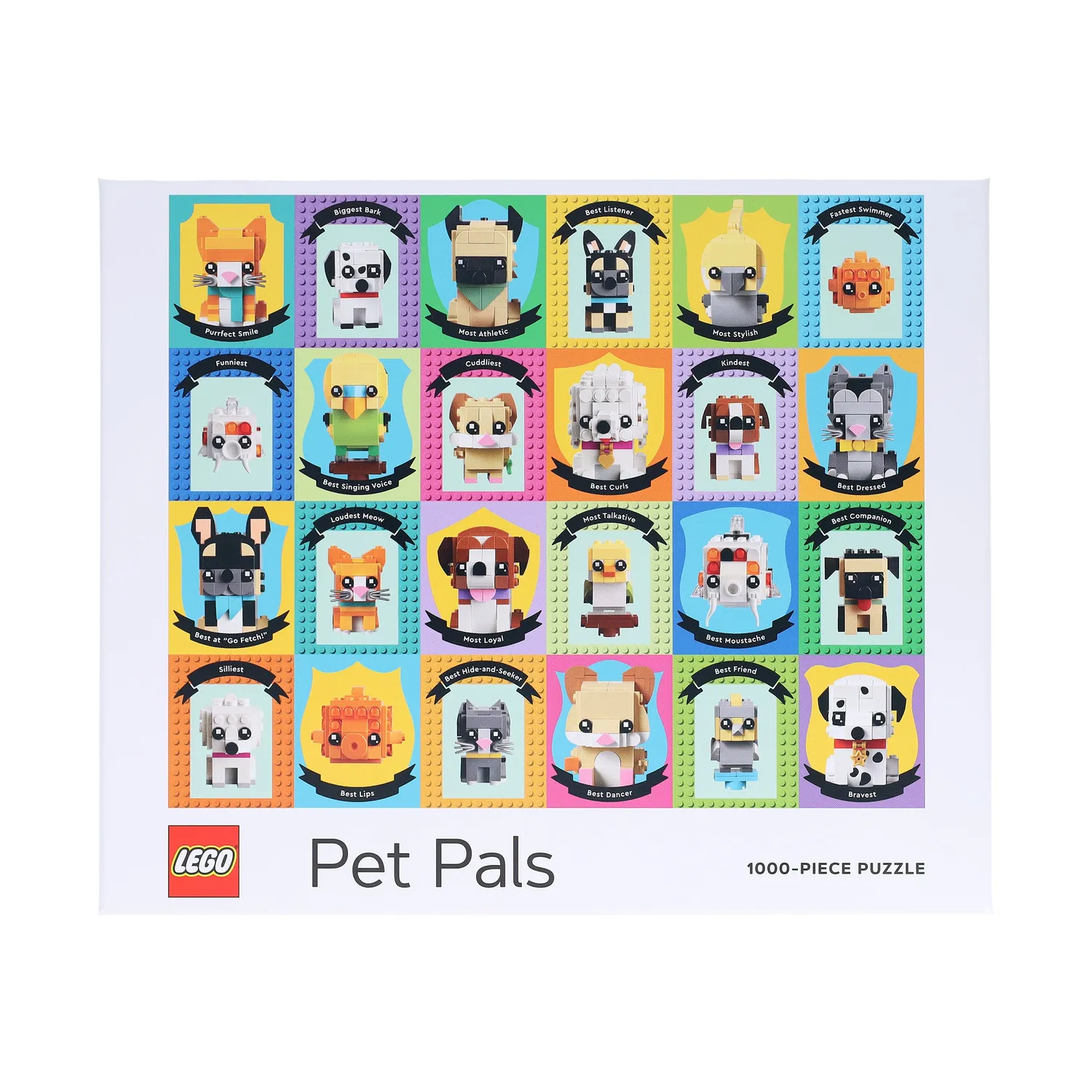 Abrams & Chronicle Books LEGO Pet Pals puslespill 1000 brikker