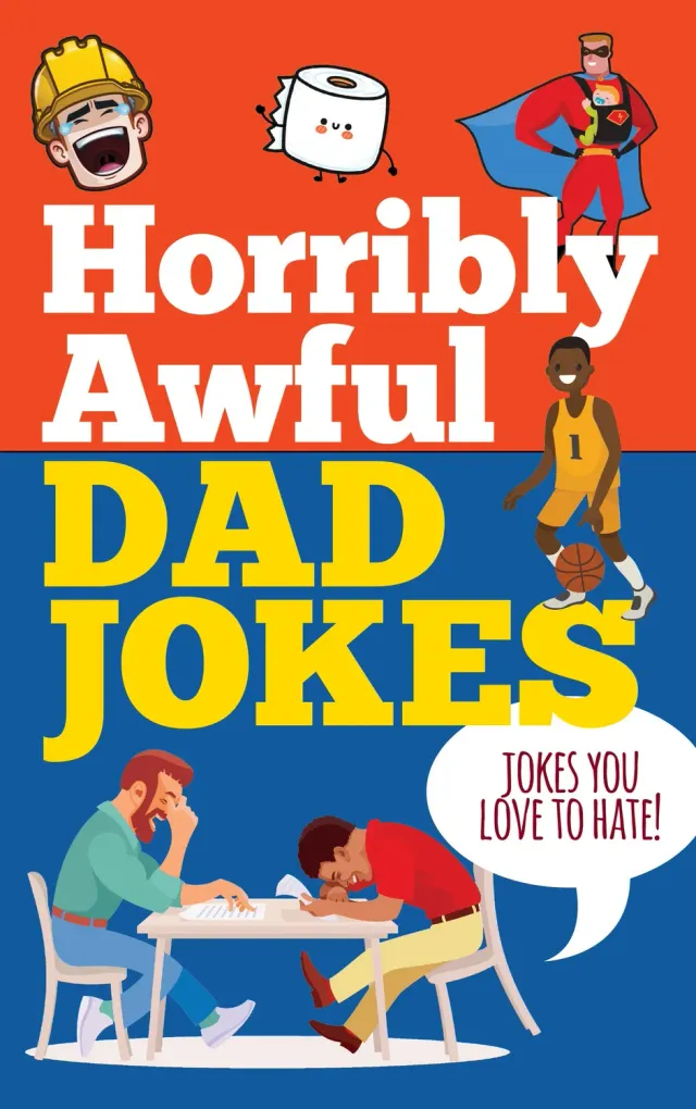 Peter Pauper Press Horribly Awful Dad Jokes vitsebok 144 sider hardperm