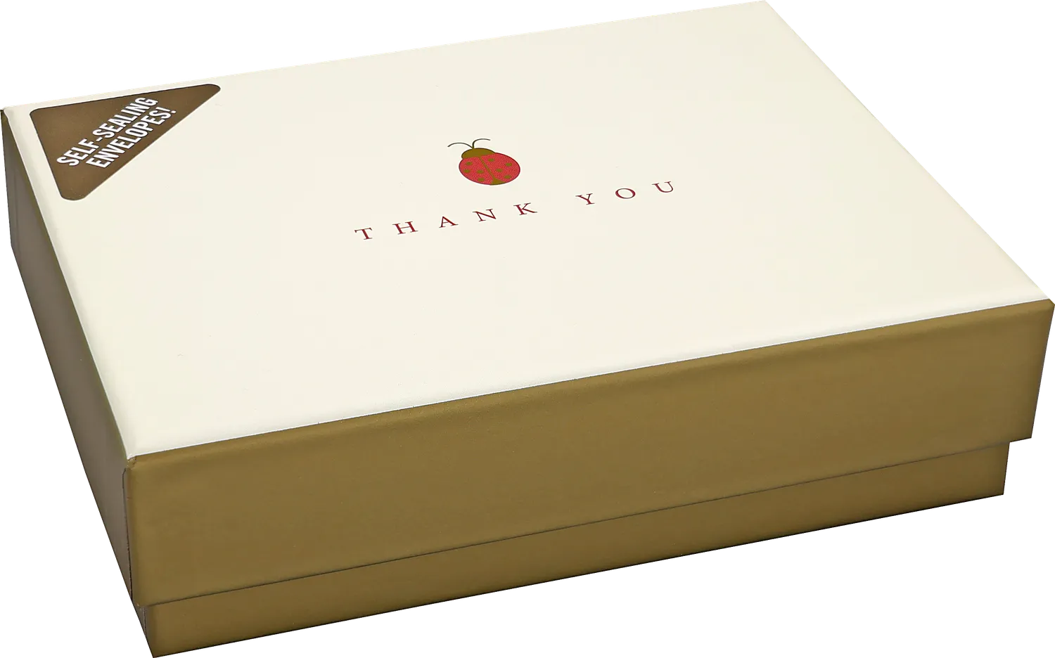 Peter Pauper Press Ladybug Thank You takkekort 14-pakning