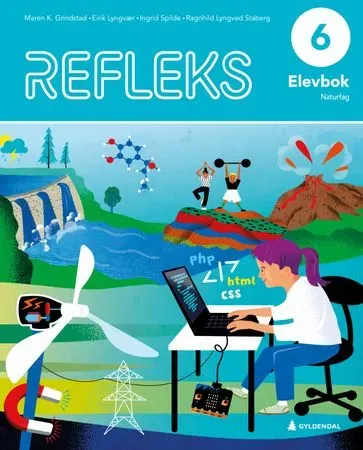 Bokia Refleks 6 innbundet skolebok pent brukt naturfag