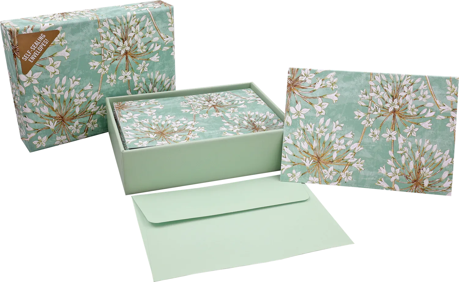 Peter Pauper Press Allium Blossoms notatkort 14-pk