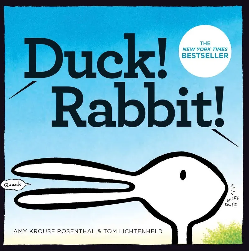 Abrams and Chronicle Duck! Rabbit! pappbok brettbok 3–5 år