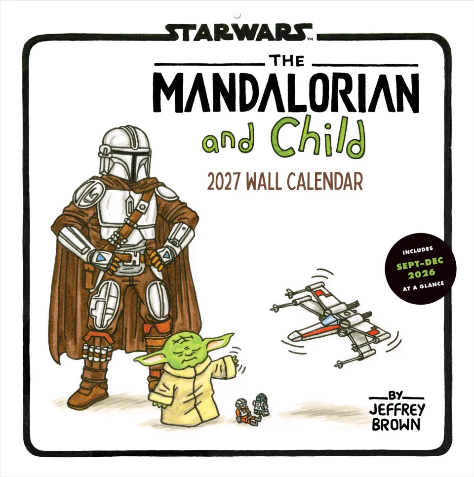 Chronicle Books Mandalorian and Child veggkalender 2027