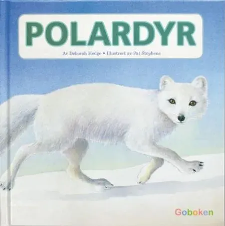 Bokia Polardyr innbundet bok pent brukt billedbok