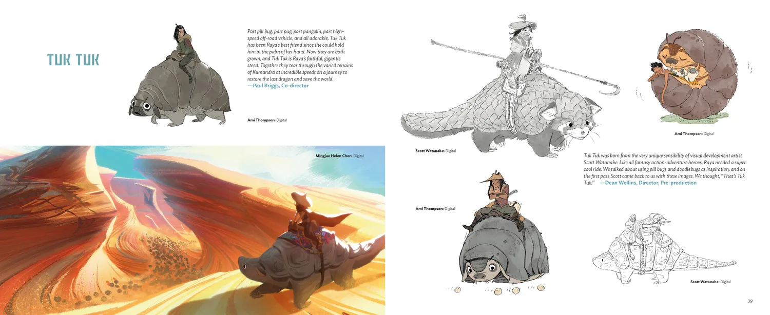 Disney Raya and the Last Dragon kunstbok innbundet