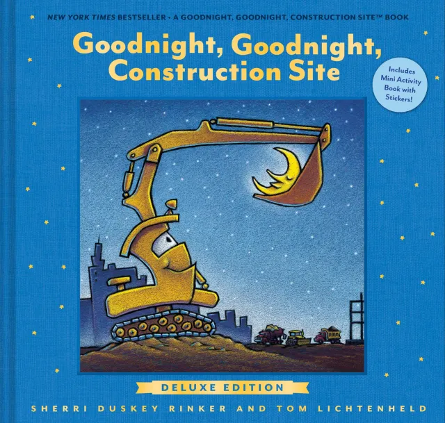 Abrams and Chronicle Goodnight Construction Site bok deluxe maskiner