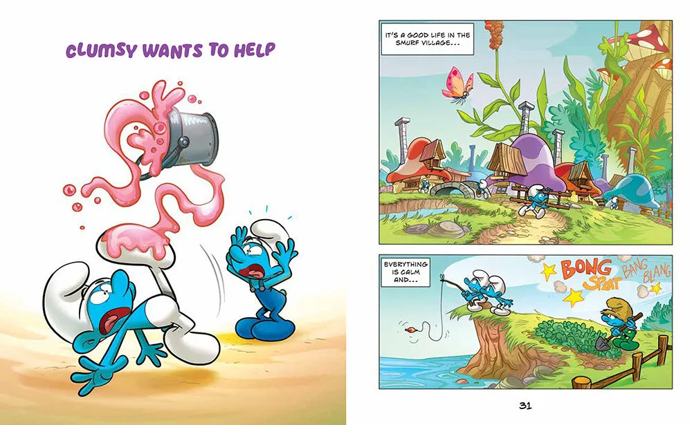 Abrams and Chronicle We Are the Smurfs Welcome to Our Village pocket