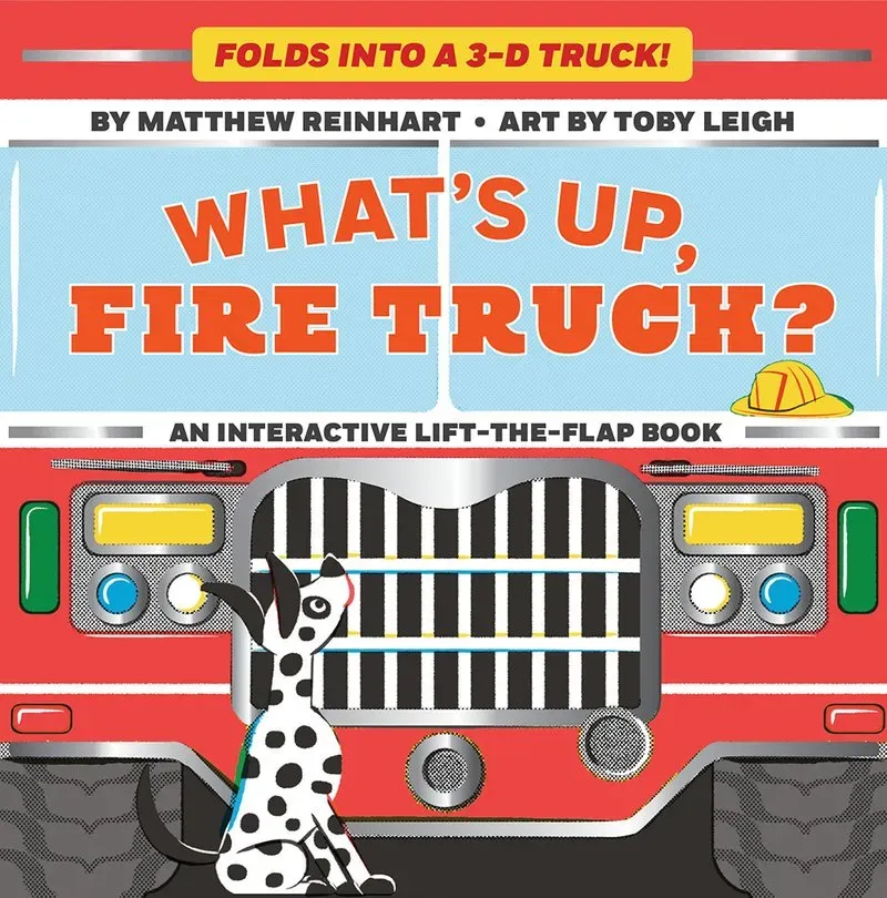 Abrams Pop Magic What's Up, Fire Truck? pappbok 3D-brannbil