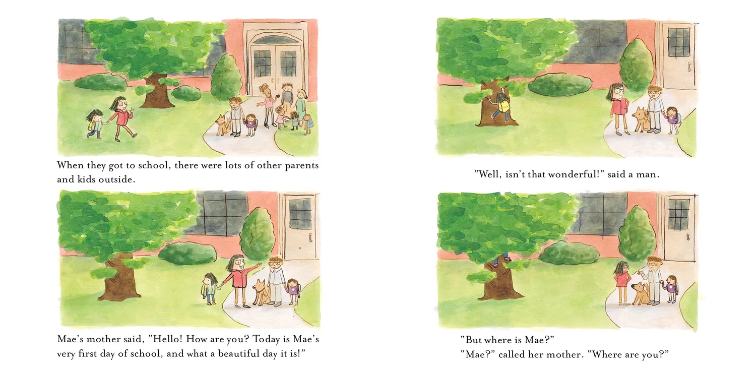 Abrams Mae's First Day of School barnebok pocket