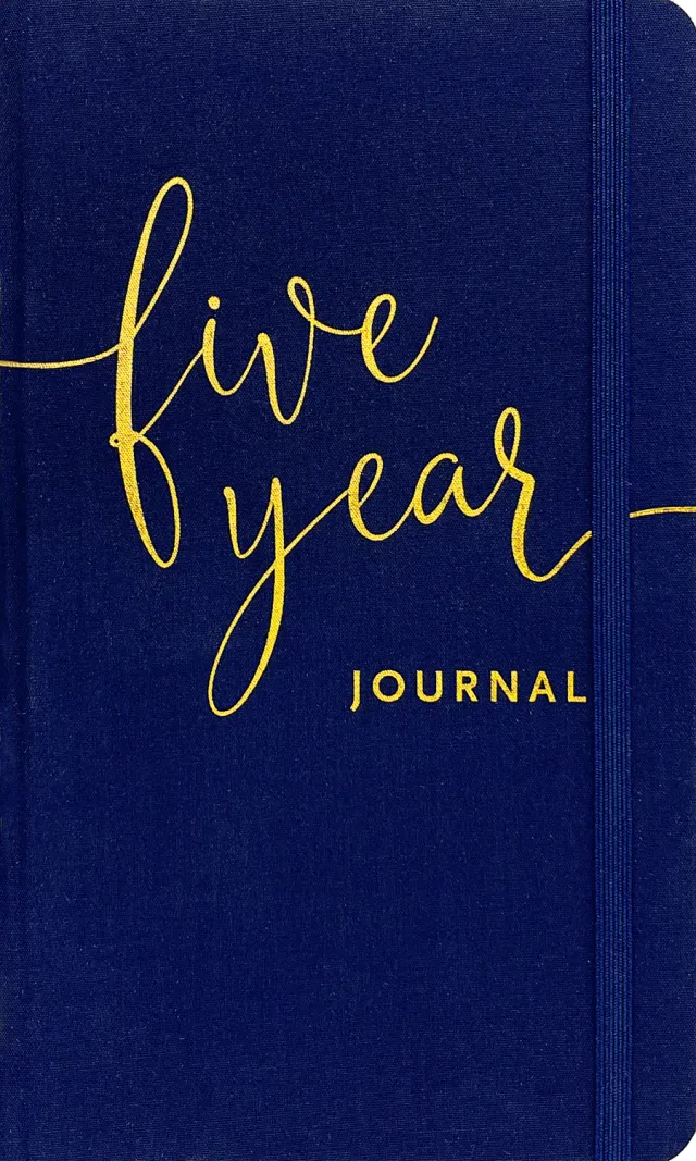 Peter Pauper Press Five Year Journal dagbok tøybind 5 år