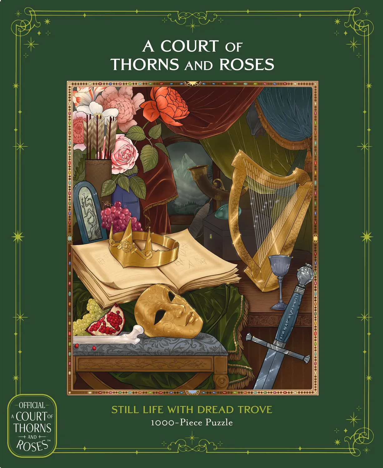 Abrams & Chronicle Books ACOTAR Dread Trove puslespill 1000 brikker