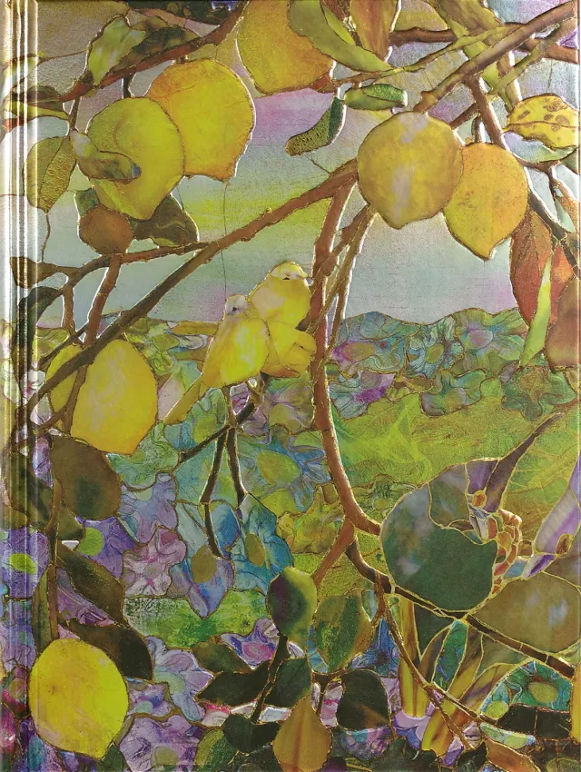 Peter Pauper Press Tiffany Lemon Tree notatbok linjert