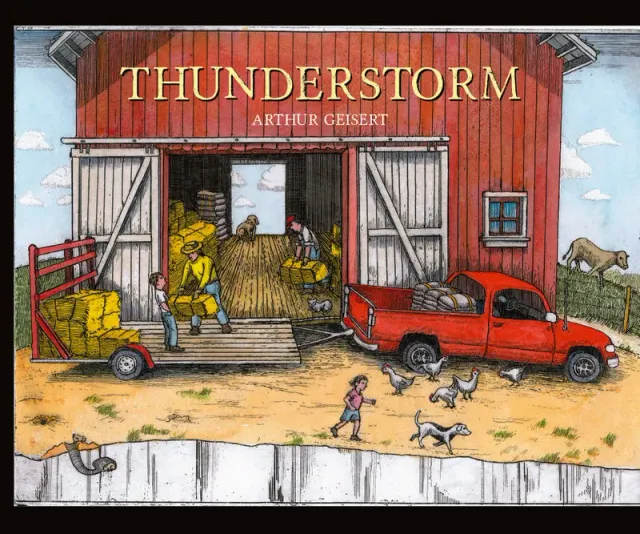 Arthur Geisert Thunderstorm bildebok innbundet ordløs