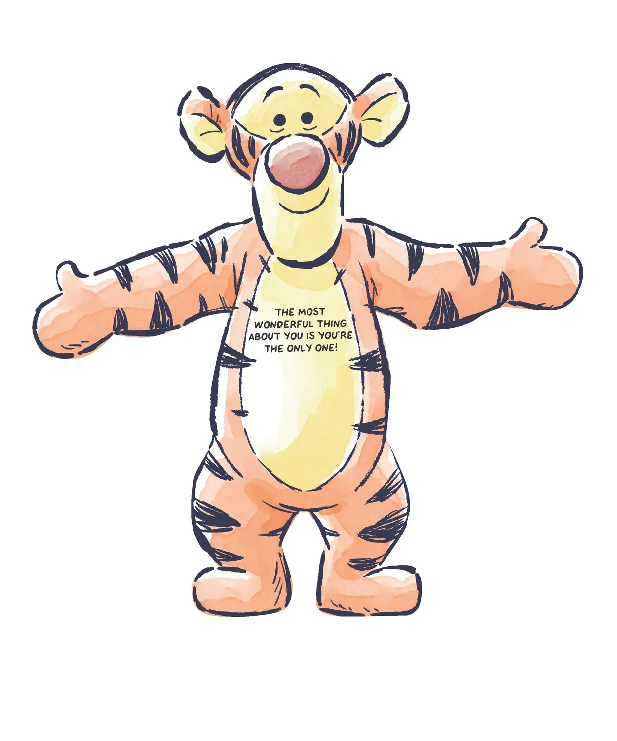 Disney Winnie the Pooh Hugs notecards 12 kort