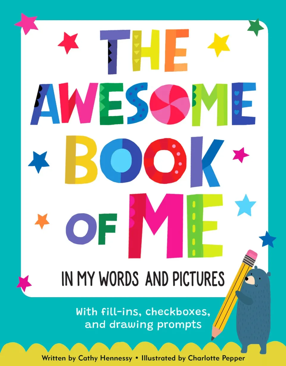 Peter Pauper Press Awesome Book of Me aktivitetsbok 5 år