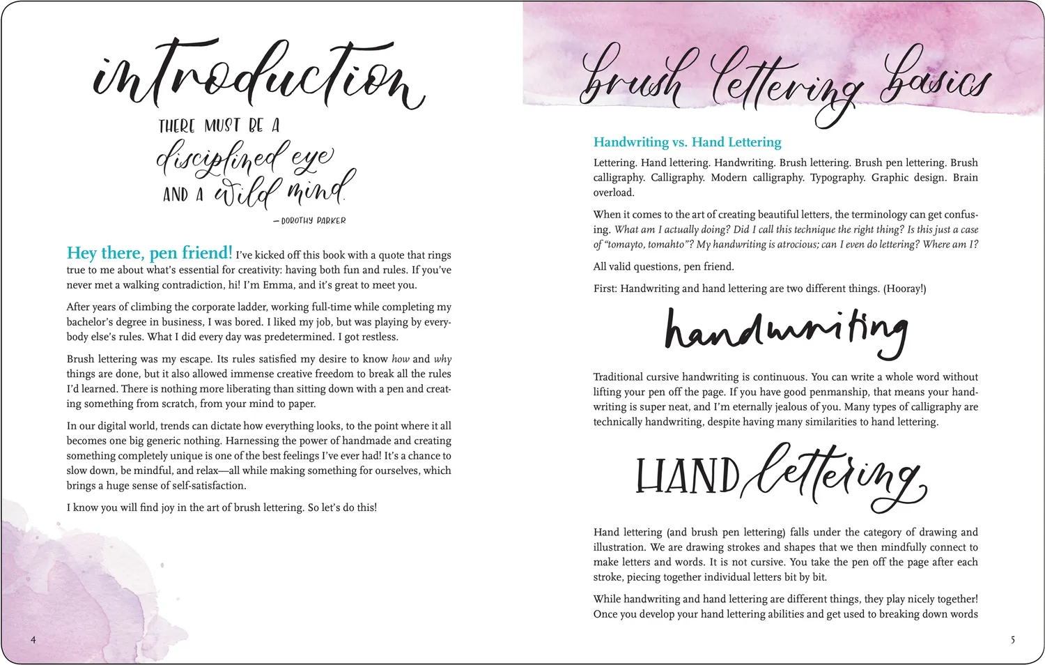 Peter Pauper Press Brush Lettering A to Z hobbybok 176 sider