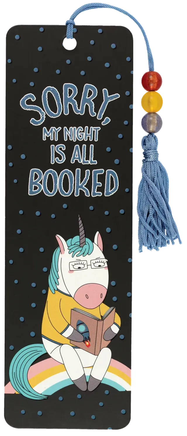 Peter Pauper Press Sorry My Night bokmerke enhjørning