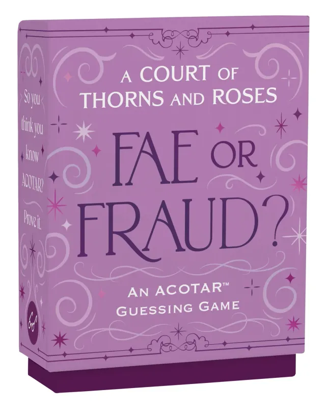 Abrams and Chronicle Fae or Fraud ACOTAR selskapsspill 100 kort