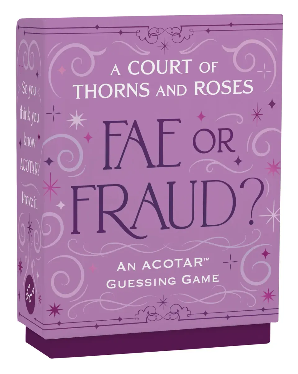 Abrams and Chronicle Fae or Fraud ACOTAR selskapsspill 100 kort