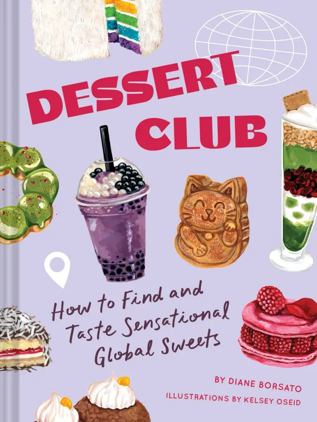 Dessert Club Diane Borsato innbundet bok desserter