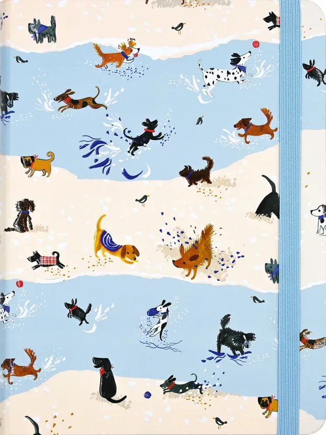 Peter Pauper Press Playful Pups Journal notatbok med strikk