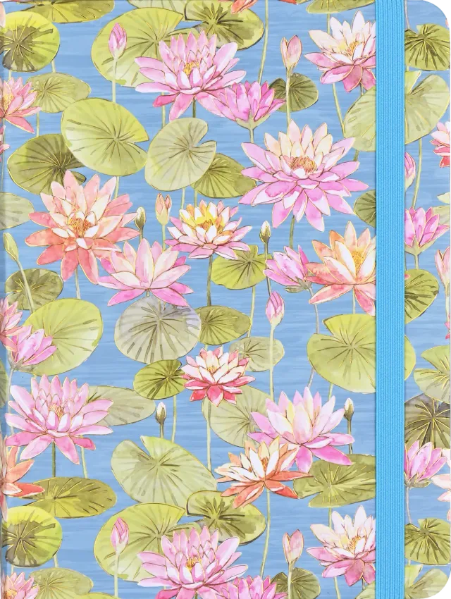 Peter Pauper Press Water Lilies journal notatbok linjert