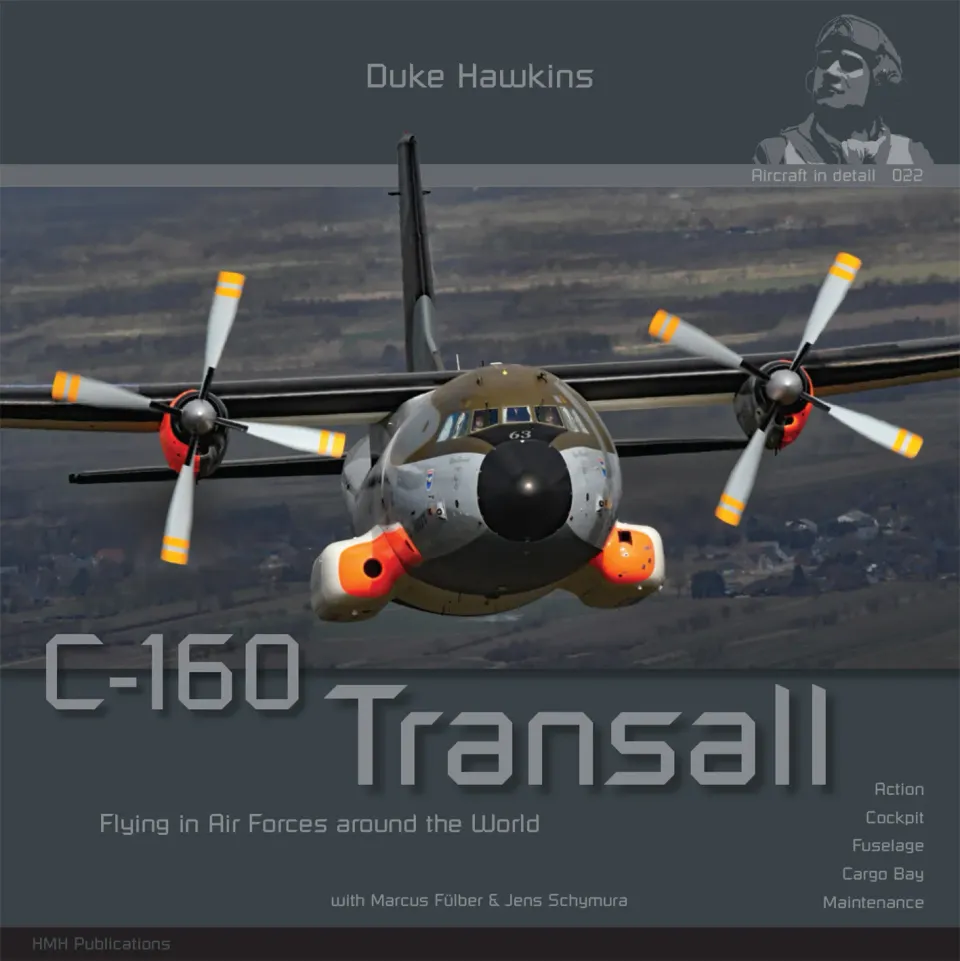 Duke Hawkins C-160 Transall bok 116 sider walkaround
