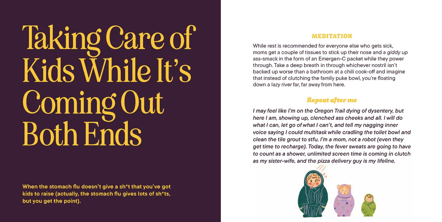 Abrams Mom Meditations bok humor for mamma