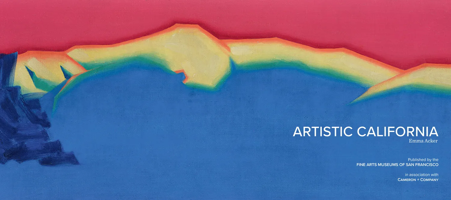 Emma Acker Artistic California innbundet kunstbok gullstaten