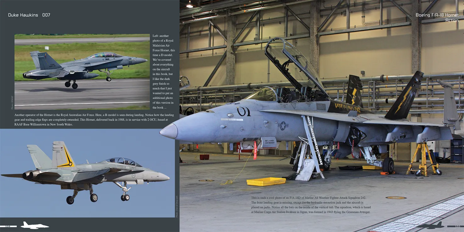Duke Hawkins Boeing F/A-18 Hornet bok A/B C/D