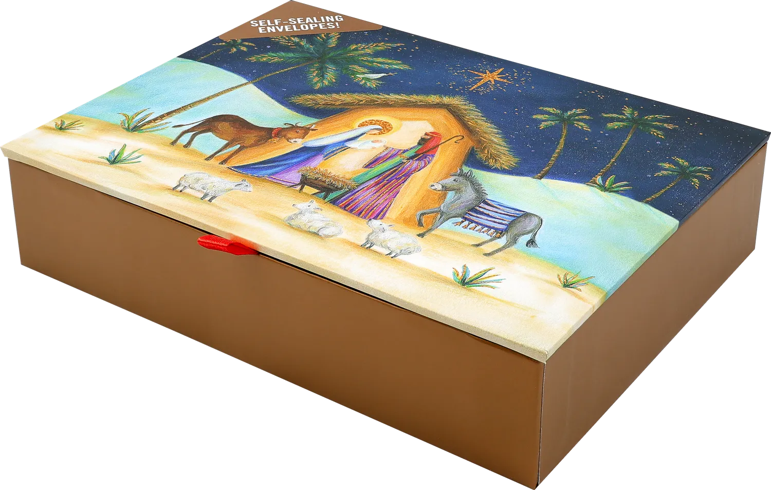Peter Pauper Press Holy Night julekort deluxe 20-pakning