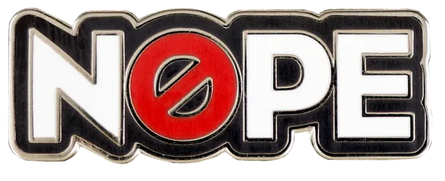 Peter Pauper Press Nope emaljepinne hard emalje gaveeske