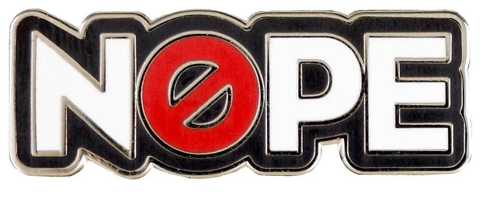 Peter Pauper Press Nope emaljepinne hard emalje gaveeske