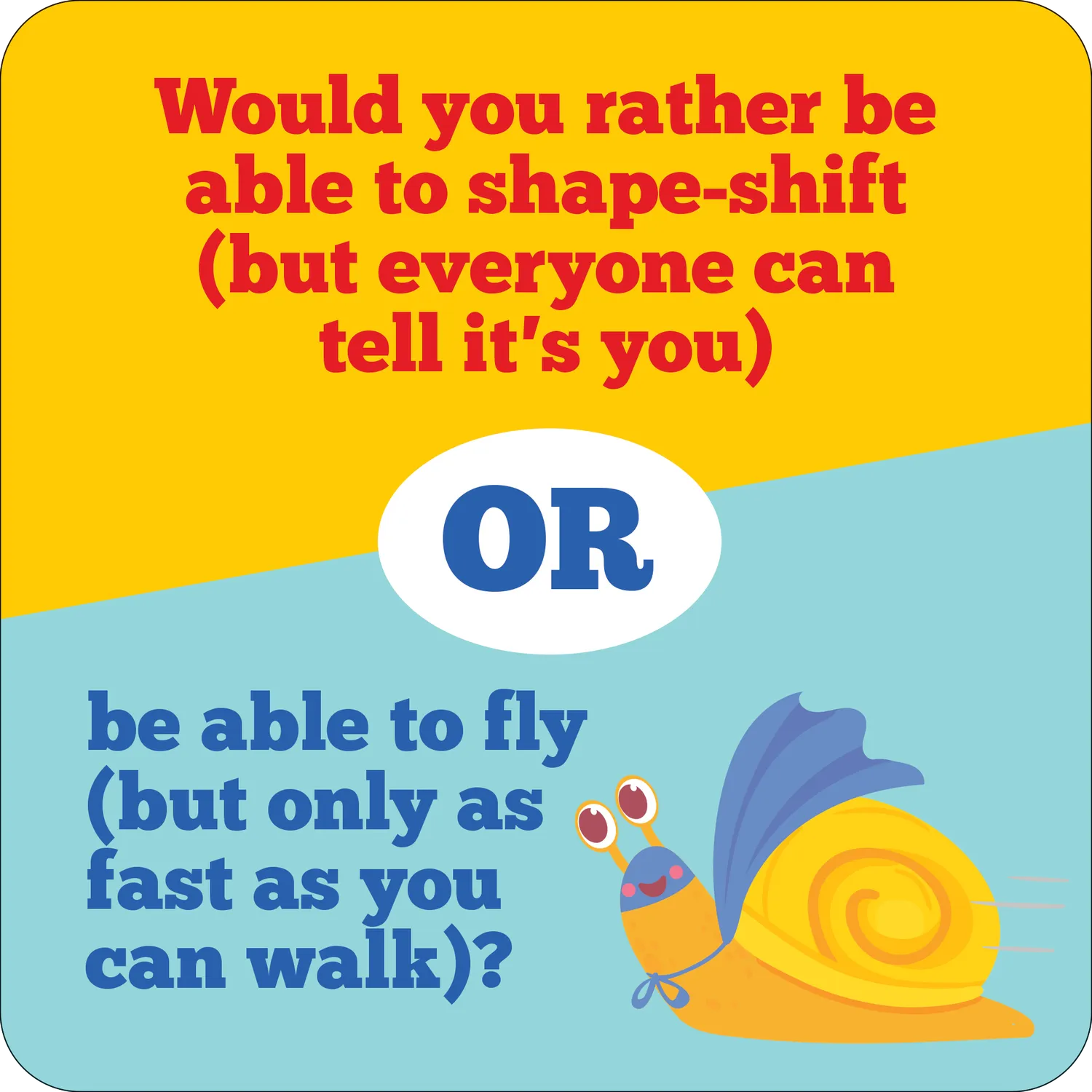 Peter Pauper Press Would You Rather lunsjlapper 60 stk