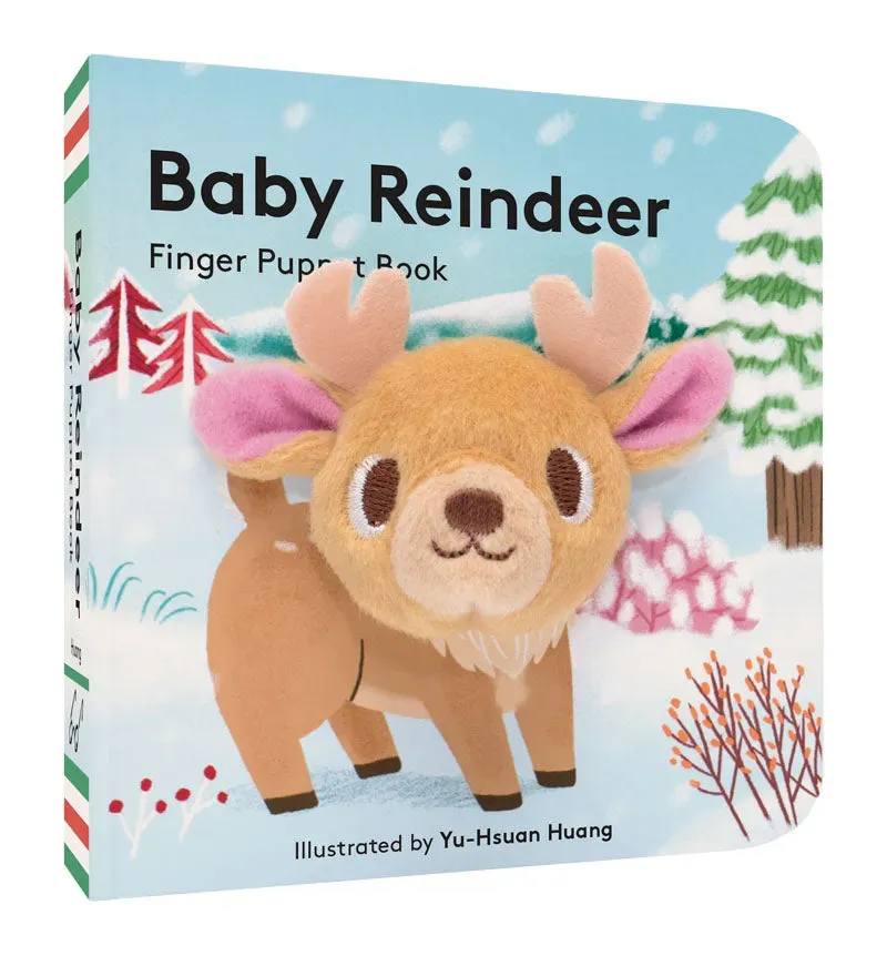 Chronicle Books Baby Reindeer fingerdukke bok julebok