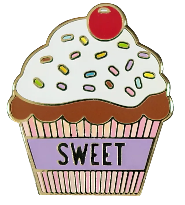 Peter Pauper Press Sweet Cupcake emaljepinne gaveeske