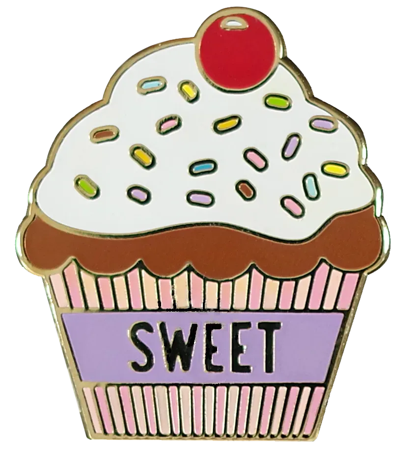 Peter Pauper Press Sweet Cupcake emaljepinne gaveeske