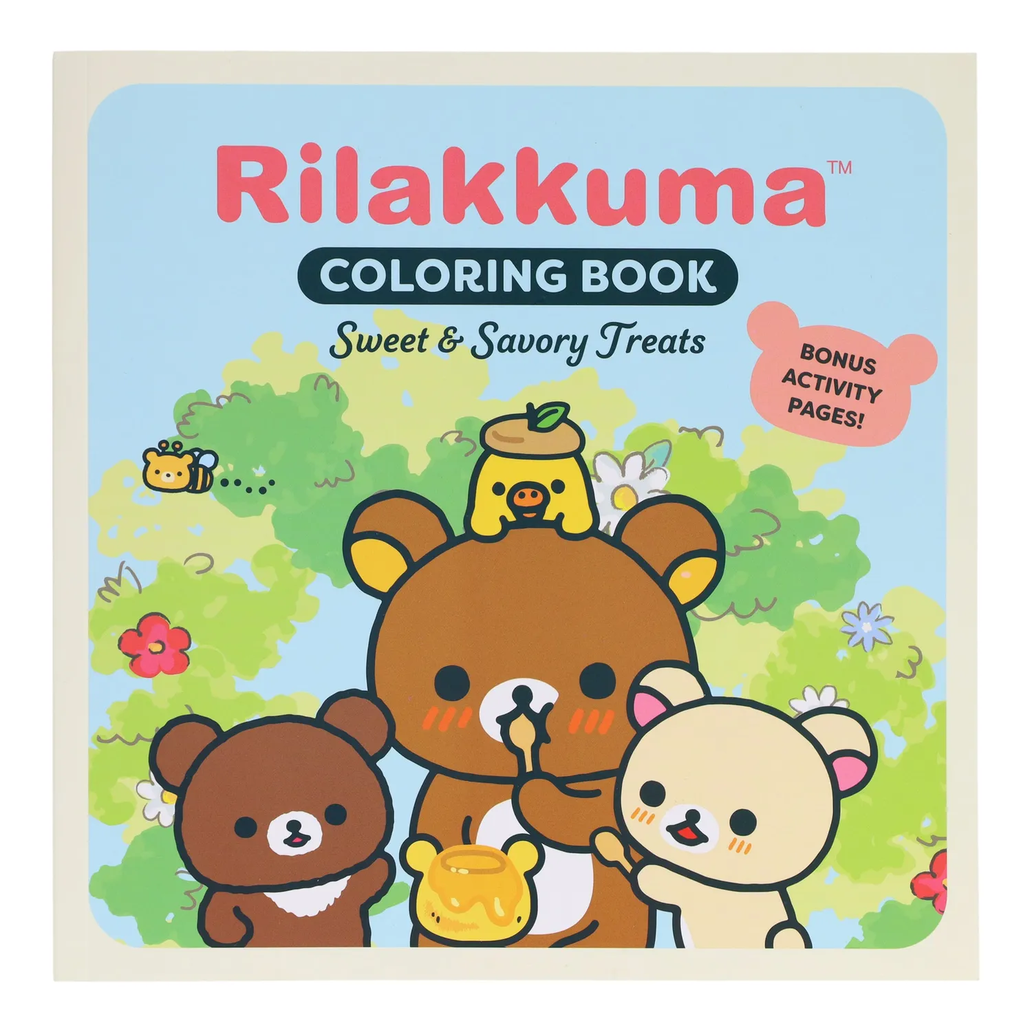 Rilakkuma Sweet & Savory Treats fargeleggingsbok pocket kawaii