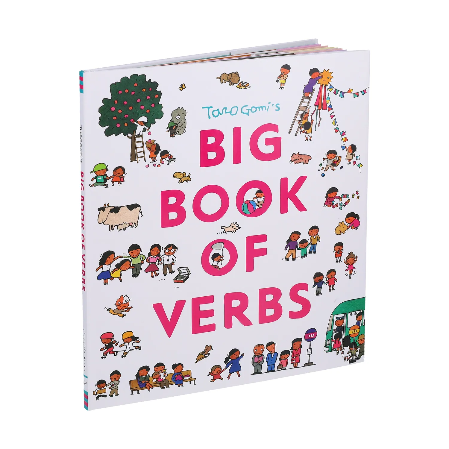 Chronicle Books Taro Gomis Big Book of Verbs barnebok innbundet 3-5 år