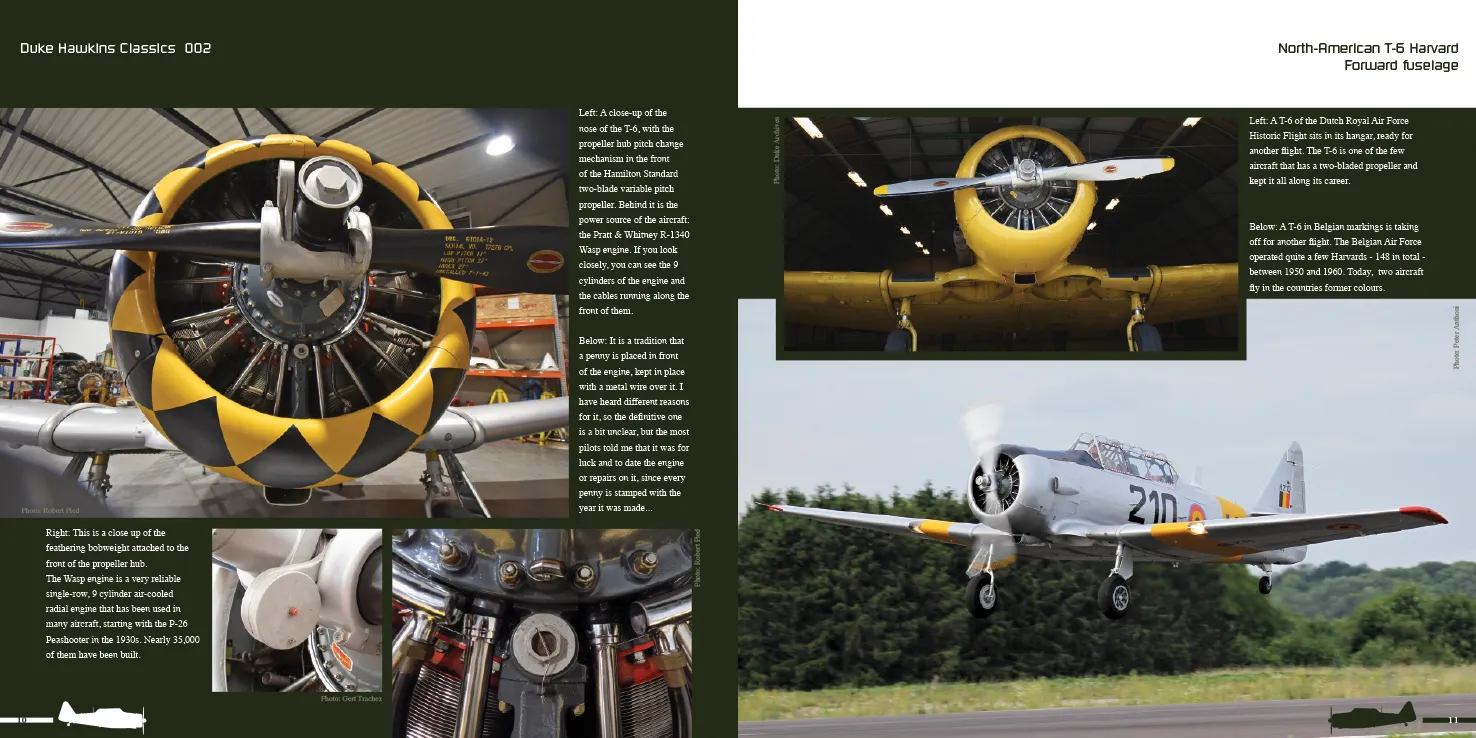 Duke Hawkins T-6 Harvard Texan bok 116 sider