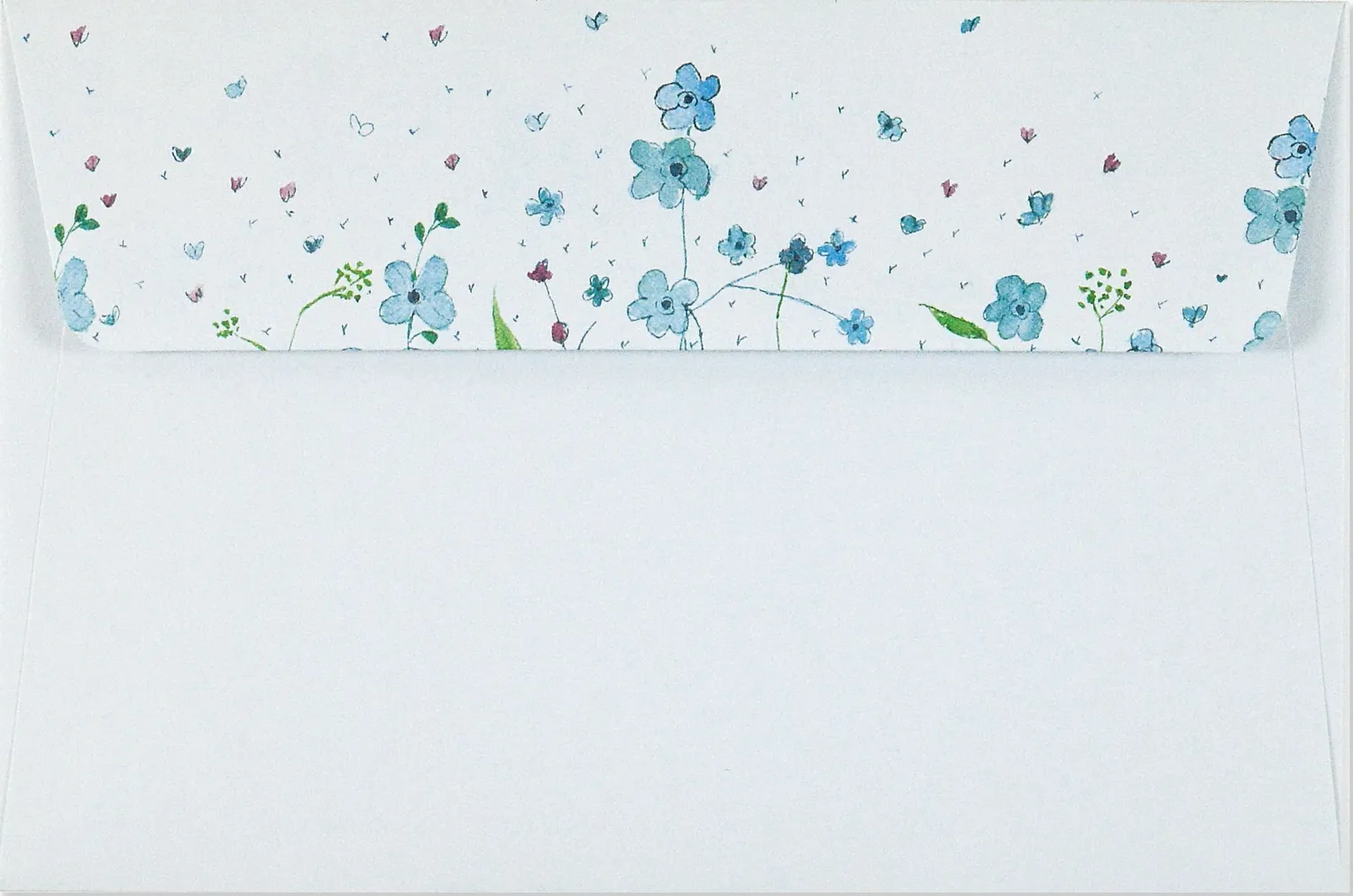 Peter Pauper Press Blue Flowers skrivesett 30 ark blått