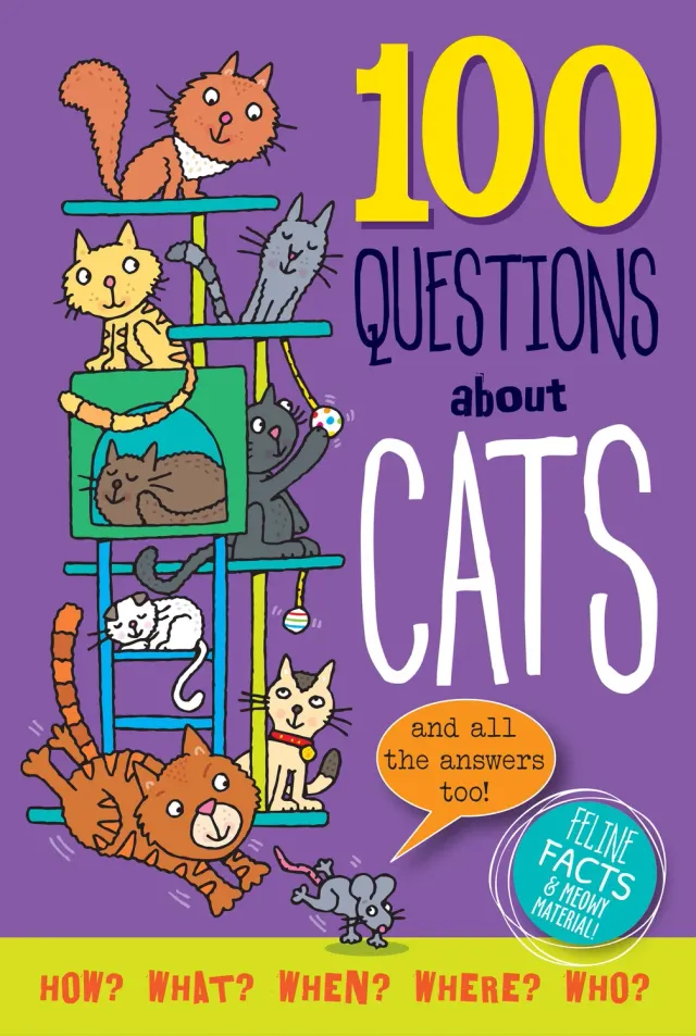 Peter Pauper Press 100 Questions about Cats barnebok katt
