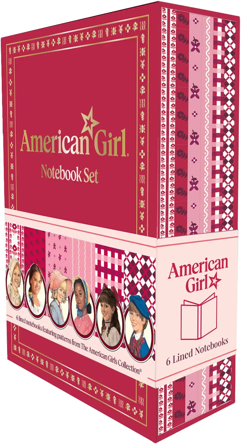 Abrams and Chronicle American Girl notatboksett 6 stk linjert