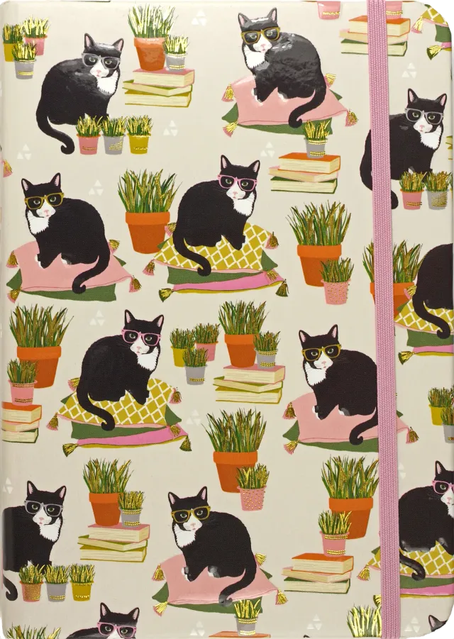 Peter Pauper Press Smarty Cats notatbok linjert liten