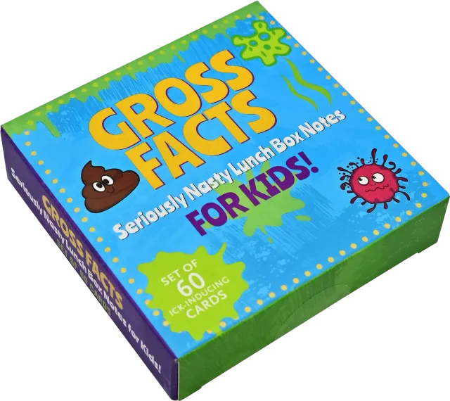 Peter Pauper Press Gross Facts Lunch Box Notes matpakkelapper 60 kort